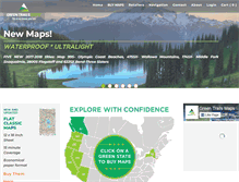 Tablet Screenshot of greentrailsmaps.com